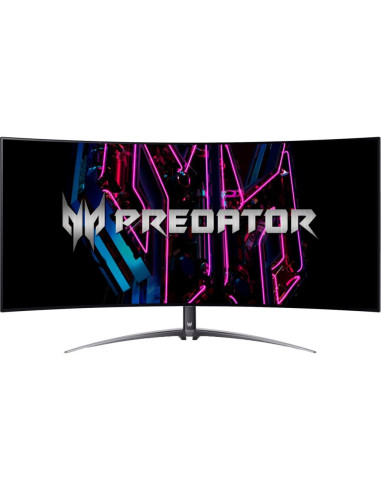 LCD Monitor, ACER, X45BMIIPHUZX, 44.5", Gaming/Curved/21 : 9, Panel OLED, 3440x1440, 21:9, 240 Hz, Matte, 0.1 ms, Speakers, Swi