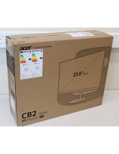 SALE OUT. Acer CB2 Series ZeroFrame CB242YEBMIPRX 23.8", LCD IPS,1920x1080/16:9/1ms/250/1m:1/1xHDMI/1xVGA/1xDP/Audio In/Out/Bla