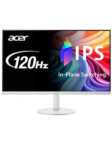 LCD Monitor, ACER, SA273G0WI, 27", Business/Frameless, Tilt, Matte, Panel IPS, 1920x1080, 16:9, 120 Hz, 1 ms, Colour White, UM.