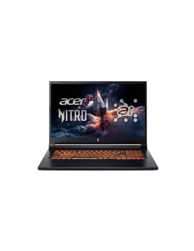 Acer | Nitro V 17 AI ANV17-41-R9XF | Obsidian Black | 17.3 " | IPS | QHD | 2560 x 1440 pixels | AMD Ryzen 7 | 260 | 32 GB | DDR