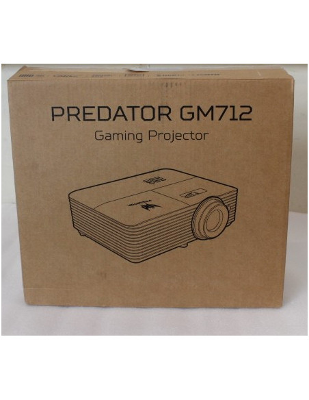SALE OUT. Acer PREDATOR GM712 | 4K UHD (3840 x 2160) | 3600 ANSI lumens | Black | USED