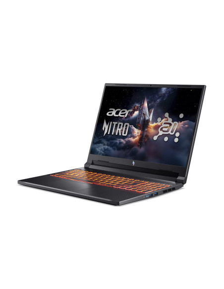 Acer | Nitro V 16 AI ANV16-42-R1HB | Shale Black | 16 " | IPS | WQXGA | 2560 x 1600 pixels | AMD Ryzen 7 | 260 | 16 GB | DDR5 |