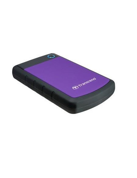 External HDD, TRANSCEND, StoreJet, 4TB, USB 3.0, Colour Purple, TS4TSJ25H3P