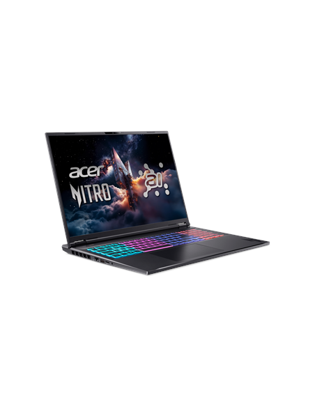 Acer | Nitro 18 AI AN18-61-R25V | Obsidian Black | 18 " | IPS | WQXGA | 2560 x 1600 pixels | AMD Ryzen AI 7 | 350 | 16 GB | DDR