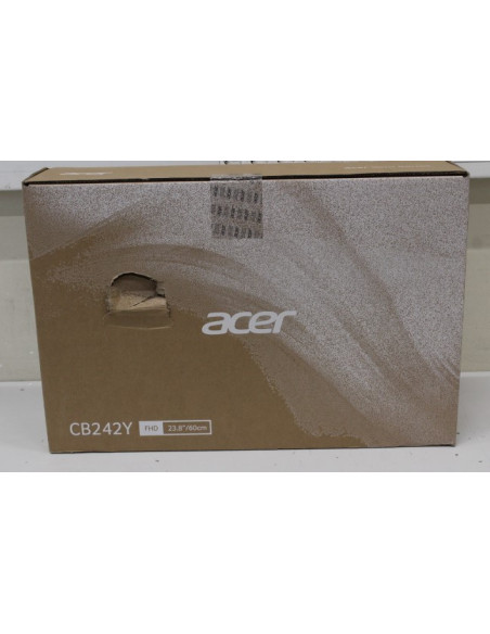 SALE OUT. Acer Vero CB242YGbipr 60cm 23.8'' FHD ZeroFrame 120Hz IPS 16:9 1ms(VRB) 250nits VGA HDMI DP AdaptiveSync EU Black DP,