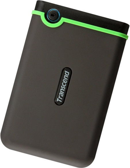 External HDD, TRANSCEND, StoreJet, 1TB, USB 3.0, Colour Green, TS1TSJ25M3S