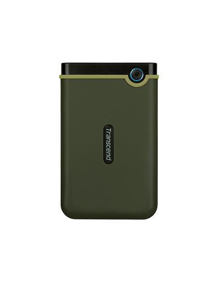 External HDD, TRANSCEND, StoreJet, 2TB, USB 3.0, Colour Green, TS2TSJ25M3G