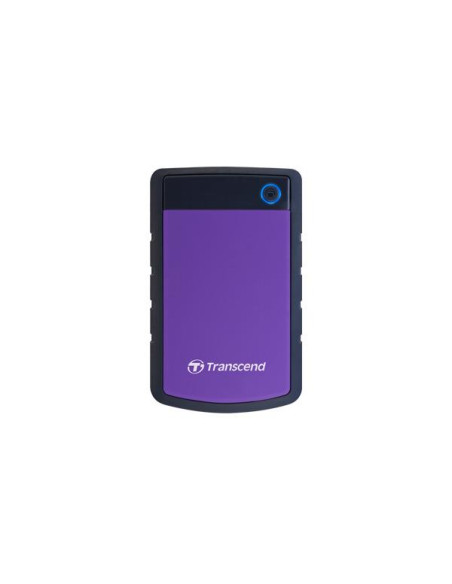 External HDD, TRANSCEND, StoreJet, 4TB, USB 3.0, Colour Purple, TS4TSJ25H3P