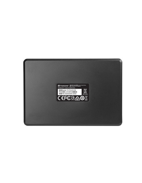 External HDD, TRANSCEND, StoreJet, 1TB, USB 3.1, Colour Iron Grey, TS1TSJ25C3N