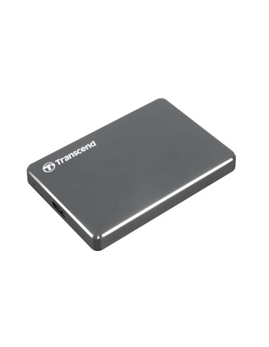 External HDD, TRANSCEND, StoreJet, 1TB, USB...