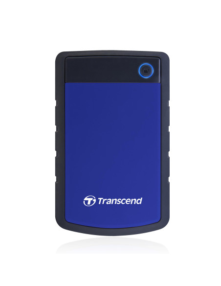 External HDD, TRANSCEND, StoreJet, 2TB, USB 3.0, Colour Blue, TS2TSJ25H3B