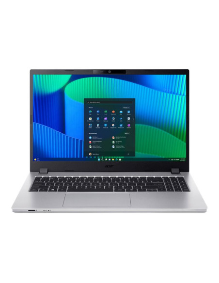 Acer TravelMate TMP215-55-TCO-59KD QHD IPS i5-120U/16GB/SSD 512GB/Intel Iris Xe Graphics/Win11Pro/ENG kbd/FP/Silver/3Y Warranty