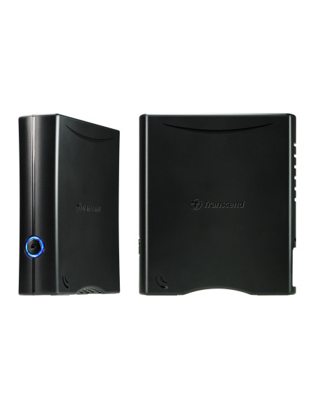 External HDD, TRANSCEND, StoreJet, 8TB, USB 3.1, Drives 1, Black, TS8TSJ35T3