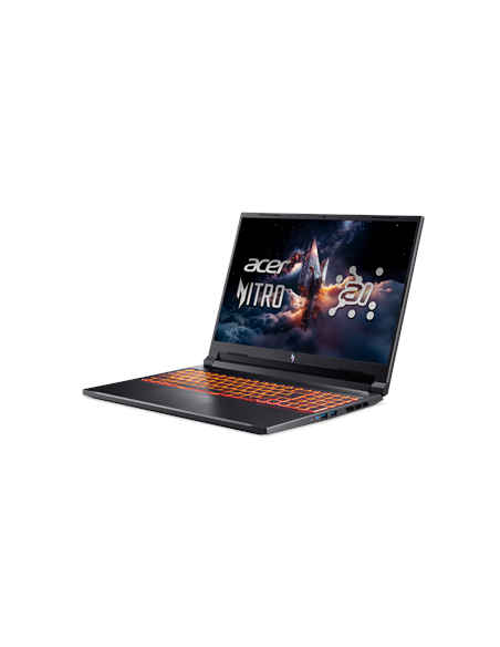 Acer | Nitro V 16 AI ANV16-42-R0W6 | Shale Black | 16 " | IPS | WUXGA | 1920 x 1200 pixels | AMD Ryzen 7 | 260 | 32 GB | DDR5 |