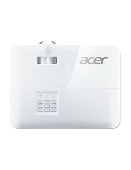 Acer S1386WH DLP WXGA projektorius 3600 ANSI liumenų su HDMI, VGA ir 3D palaikymu