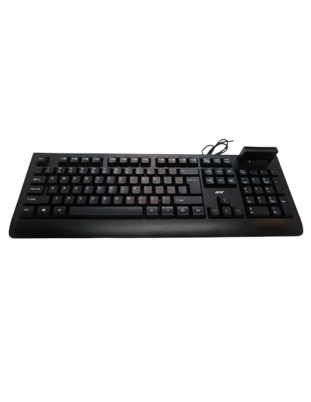 Acer AKW320 | Keyboard | Wired | US | Smart Card Reader | Black | Retil pack