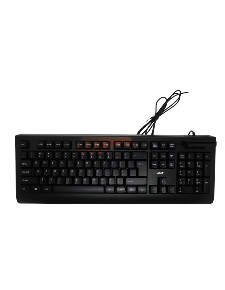 Acer AKW320 | Keyboard | Wired | US | Smart Card Reader | Black | Retil pack