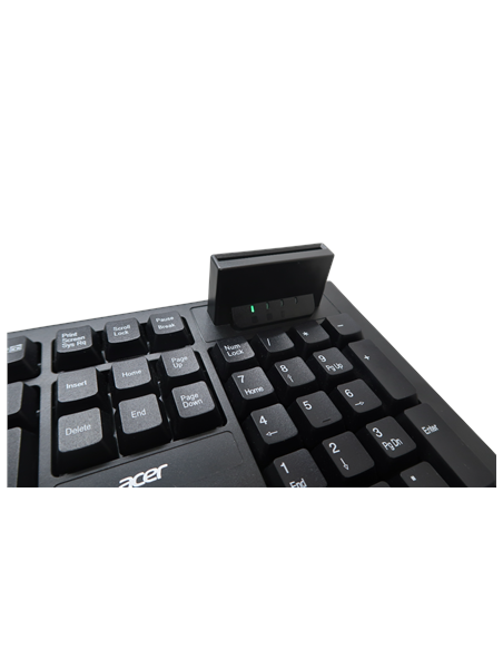 Acer AKW320 | Keyboard | Wired | US | Smart Card Reader | Black | Retil pack