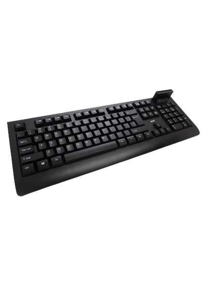 Acer AKW320 | Keyboard | Wired | US | Smart Card Reader | Black | Retil pack