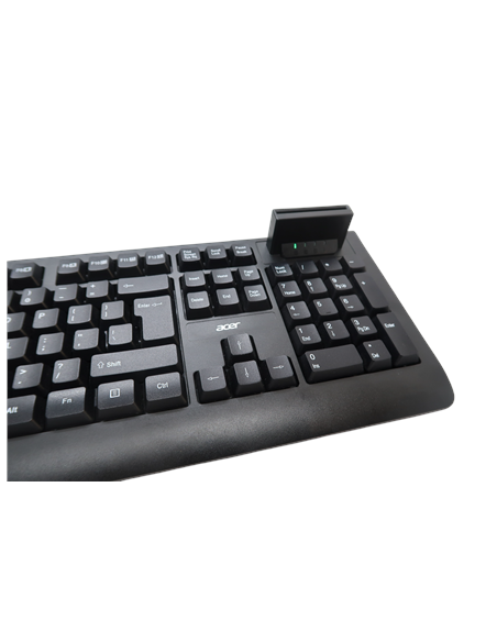 Acer AKW320 | Keyboard | Wired | US | Smart Card Reader | Black | Retil pack