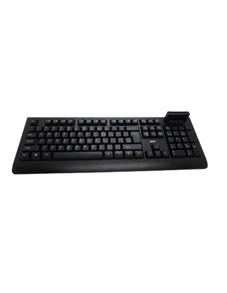 Acer AKW320 | Keyboard | Wired | US | Smart Card Reader | Black | Retil pack