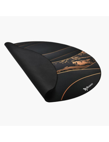 Arozzi Zona Round Floor Pad | Black/Gold