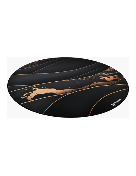 Arozzi Zona Round Floor Pad | Black/Gold