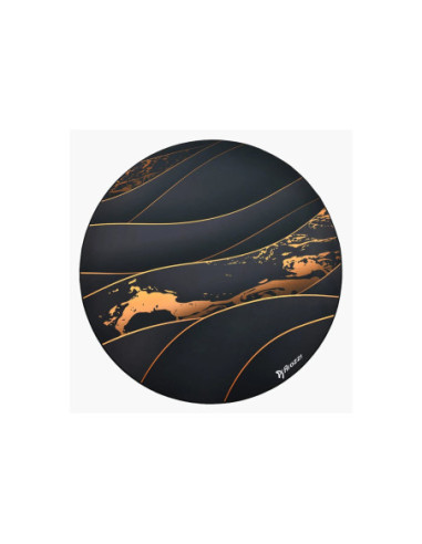 Arozzi Zona Round Floor Pad | Black/Gold