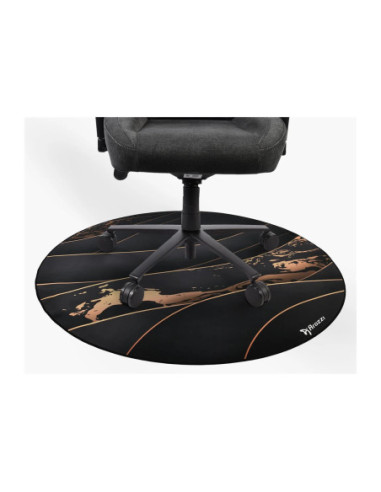 Arozzi Zona Round Floor Pad | Black/Gold