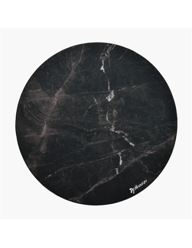 Arozzi Zona Round Floor Pad | Black Marble