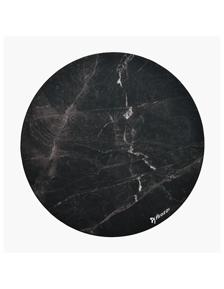 Arozzi Zona Round Floor Pad | Black Marble