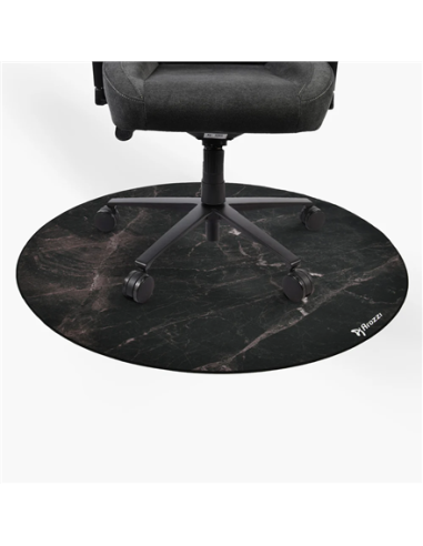 Arozzi Zona Round Floor Pad | Black Marble