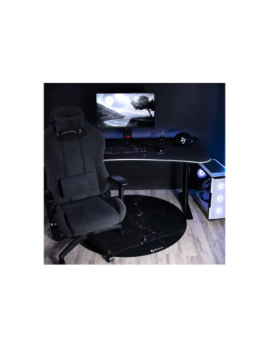 Arozzi Zona Round Floor Pad | Black Marble