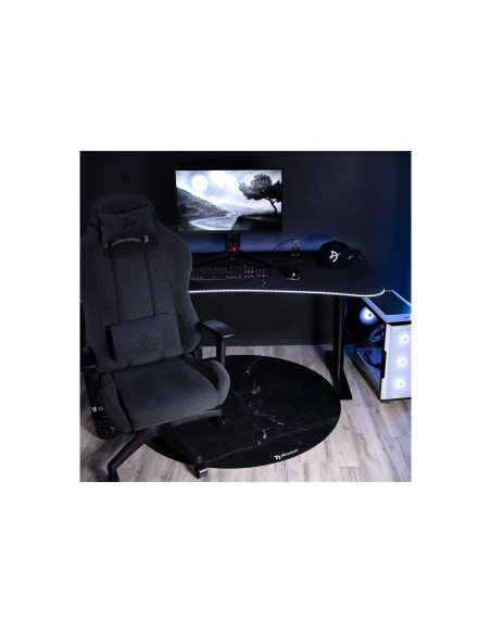 Arozzi Zona Round Floor Pad | Black Marble