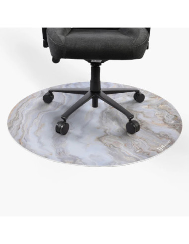 Arozzi Zona Round Floor Pad | White Marble