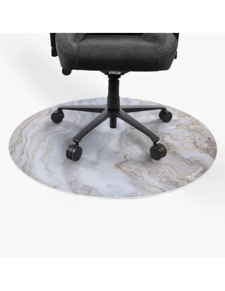 Arozzi Zona Round Floor Pad | White Marble
