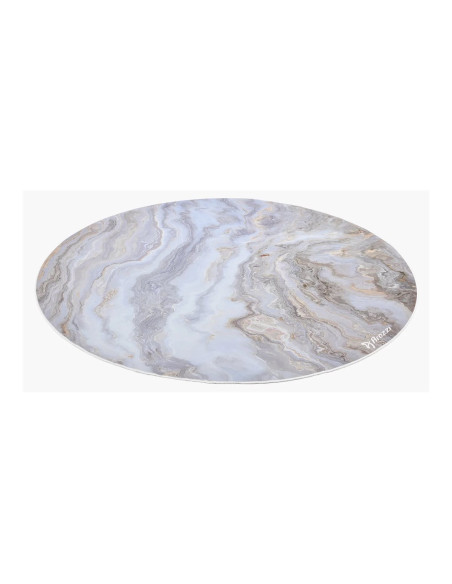 Arozzi Zona Round Floor Pad | White Marble