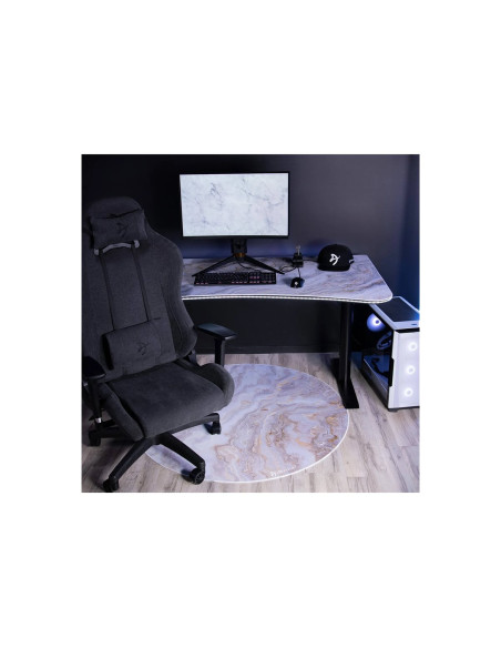 Arozzi Zona Round Floor Pad | White Marble