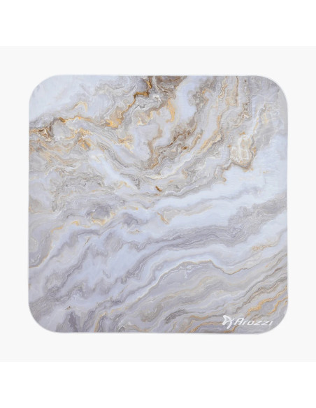 Arozzi Zona Square Floor Pad | White Marble