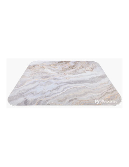 Arozzi Zona Square Floor Pad | White Marble
