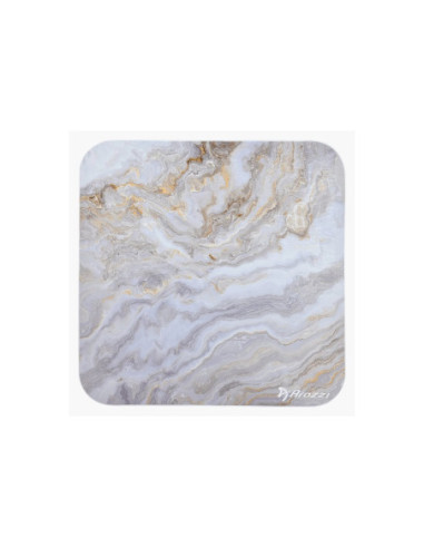 Arozzi Zona Square Floor Pad | White Marble