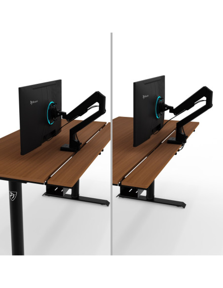 Arozzi Electric Standing Desk | Arena Nordico | Walnut