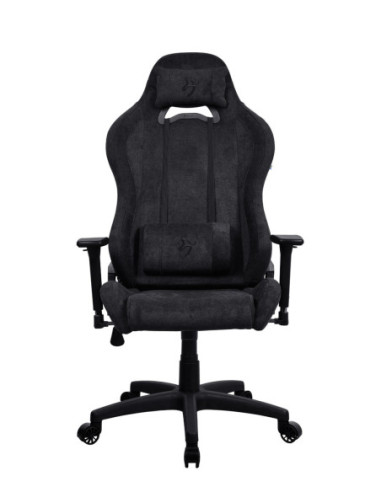 Arozzi Torretta Soft Fabric | Gaming Chair | Metal/Reinforced nylon | Pure Black