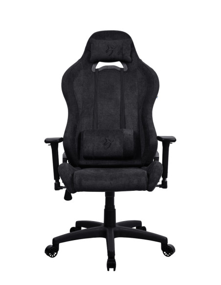 Arozzi Torretta Soft Fabric | Gaming Chair | Metal/Reinforced nylon | Pure Black
