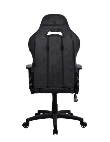 Arozzi Torretta Soft Fabric | Gaming Chair | Metal/Reinforced nylon | Pure Black