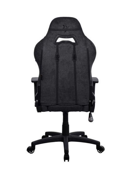 Arozzi Torretta Soft Fabric | Gaming Chair | Metal/Reinforced nylon | Pure Black
