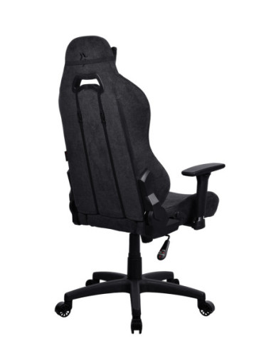 Arozzi Torretta Soft Fabric | Gaming Chair | Metal/Reinforced nylon | Pure Black