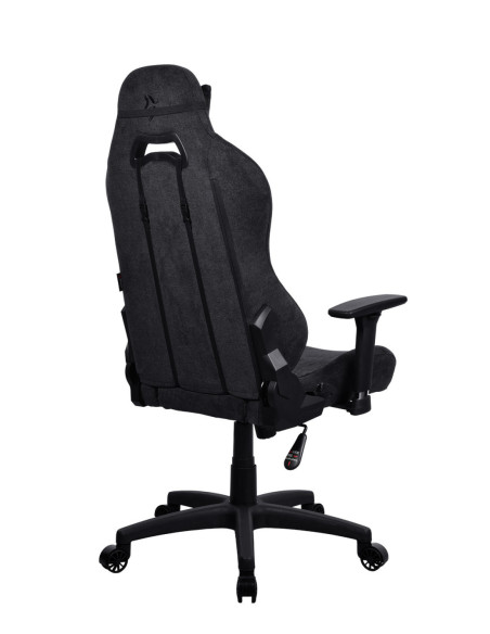 Arozzi Torretta Soft Fabric | Gaming Chair | Metal/Reinforced nylon | Pure Black