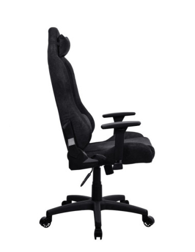 Arozzi Torretta Soft Fabric | Gaming Chair | Metal/Reinforced nylon | Pure Black
