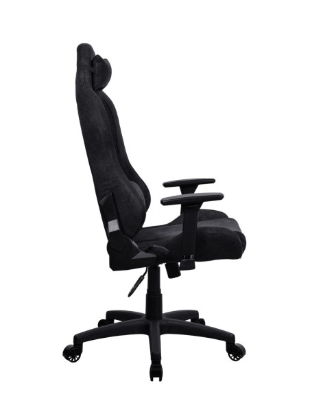 Arozzi Torretta Soft Fabric | Gaming Chair | Metal/Reinforced nylon | Pure Black
